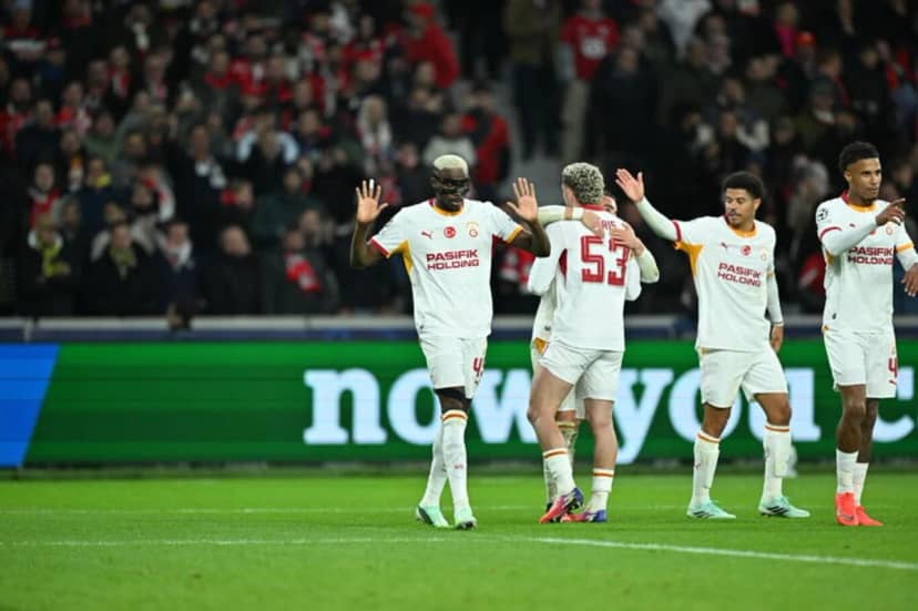 Galatasaray, Lille maçıyla UEFA Şampiyonlar Ligi'nde bu sezon ilk kez kazandı.