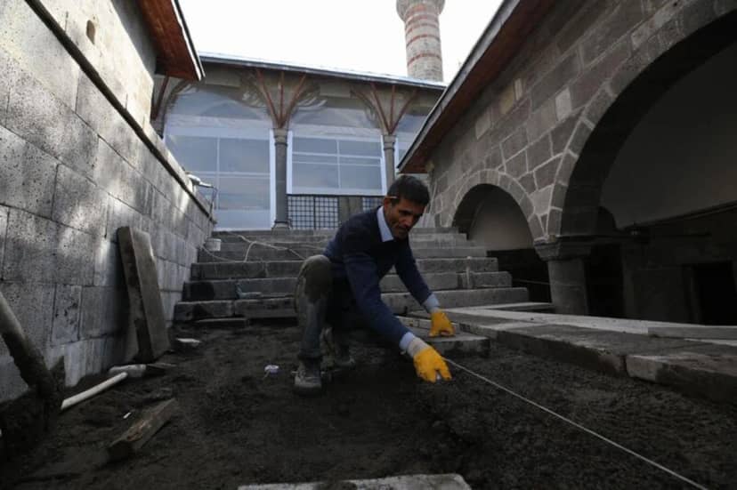 Erzurum'un 325 yıllık manevi mirası Kurşunlu Cami ve Medresesi restore ediliyor — 11. fotoğraf