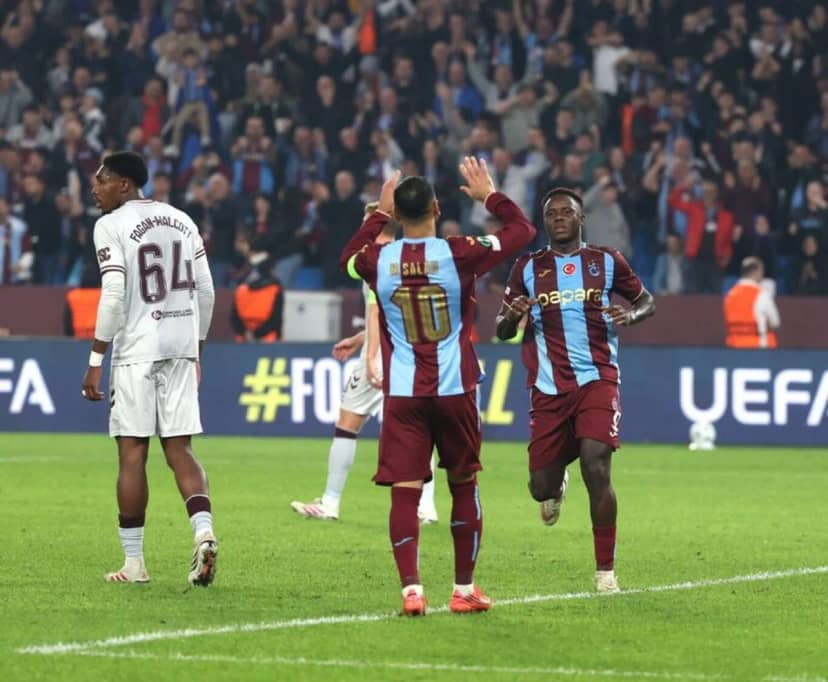 Konferans Ligi'ndeki Trabzonspor ise sahasında Hearts'i 2-0 mağlup ederek 2'de 2 yaptı.
