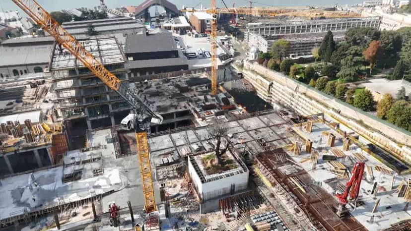 Yer: İstanbul... Haliç kıyısındaki inşaatın ortasında sıra dışı görüntü — 7. fotoğraf