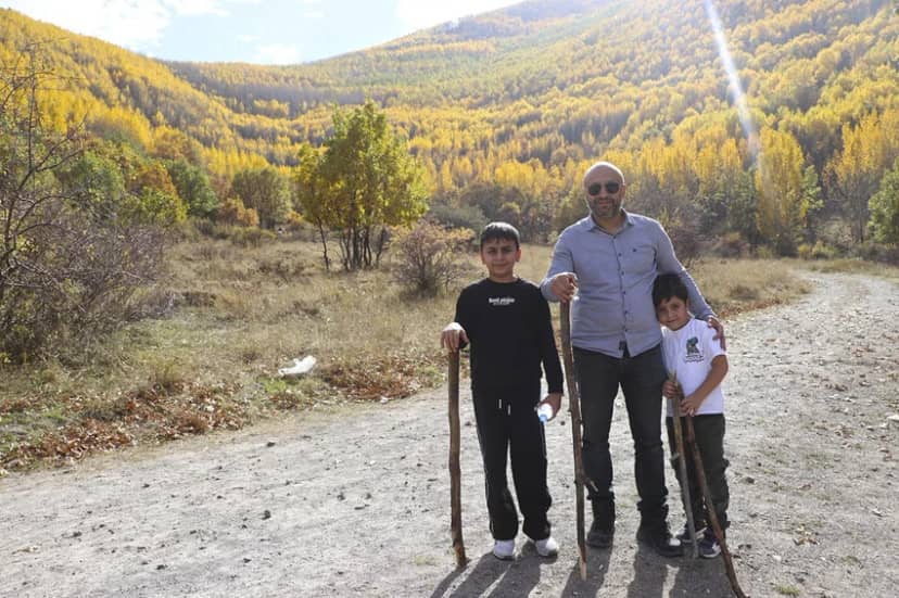 Doğa adeta şov yaptı: Dağın eteklerindeki dev ormanda sonbahar masalı — 4. fotoğraf