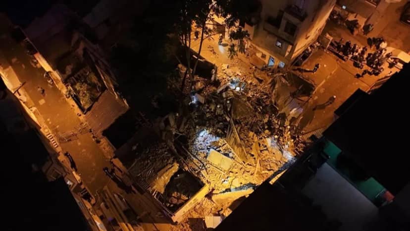 İstanbul'da gece yarısı korku dolu anlar: 5 katlı bina çöktü! — 7. fotoğraf