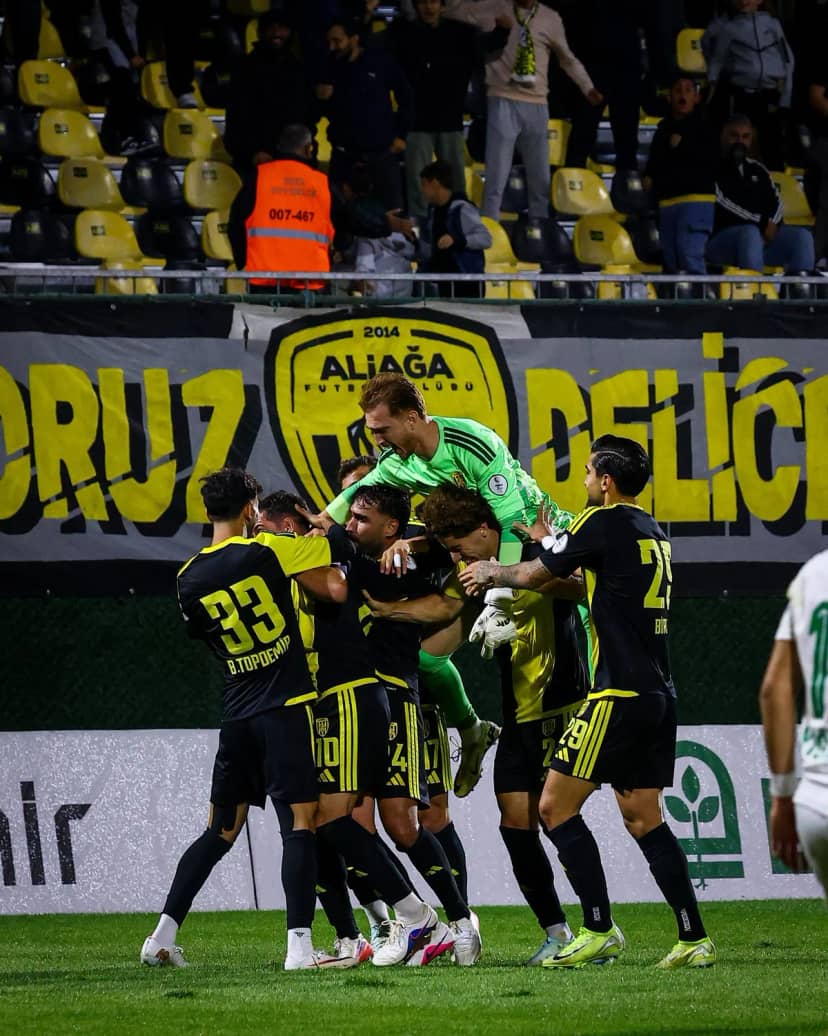Aliağa FK, Şanlıurfaspor'u 90+5'te 2-1 yenerek 9 puana ulaştı