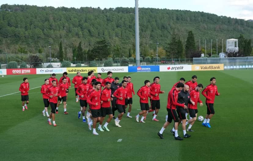 A Milli Takım, Belçika maçı hazırlıklarını sürdürdü