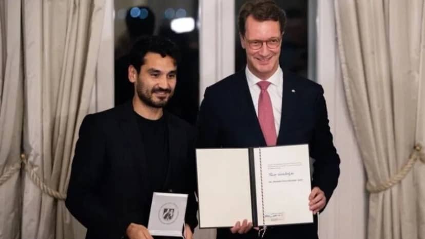 İlkay Gündoğan'a uluslararası onur
