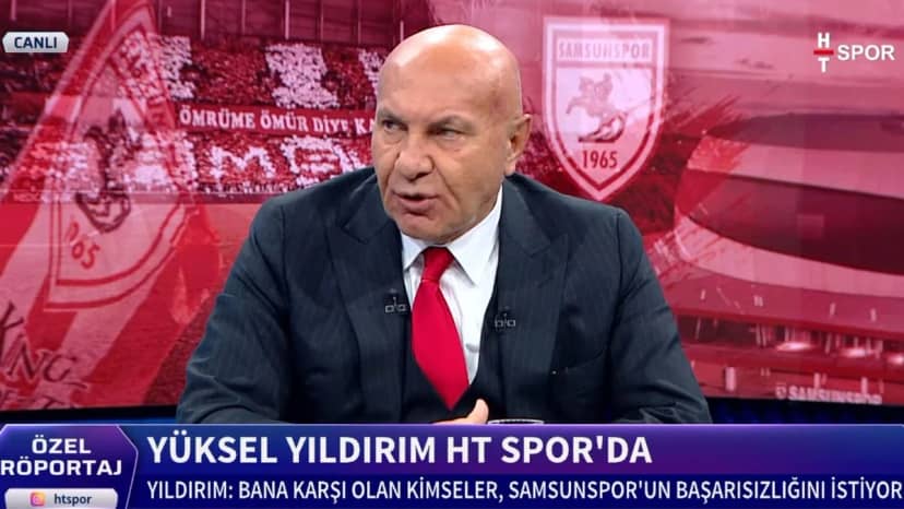 Samsunspor Başkanı Yüksel Yıldırım: Hedefimiz 5. büyük olmak!