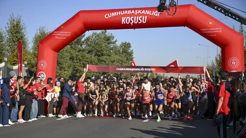 Cumhurbaşkanlığı Yarı Maratonu'nda heyecan başladı