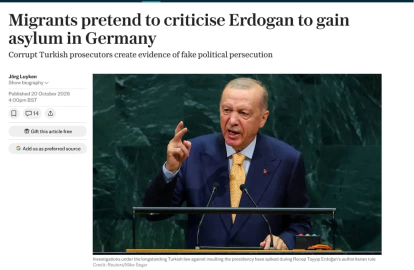 Almanyada Türkiye üzerinden kirli iltica oyunu ifşa oldu!