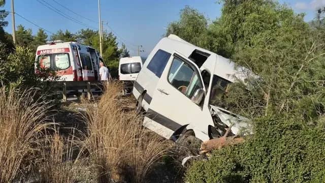 Muğla da trafik kazası! 2 yaralı 5