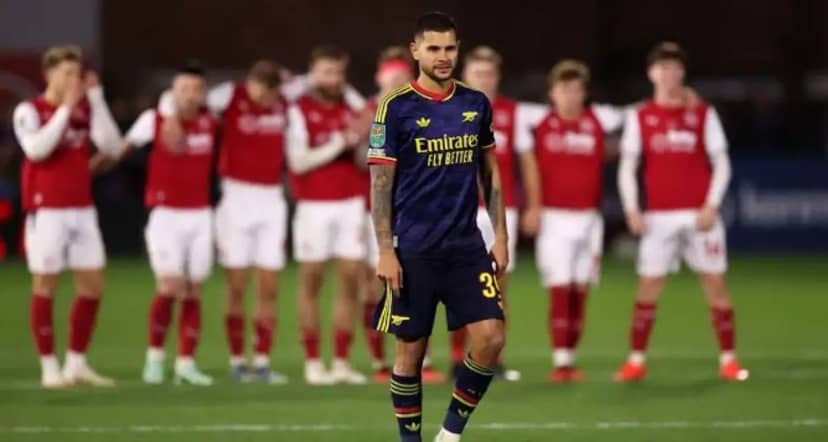Arsenal, kupada 4. lig ekibine elendi