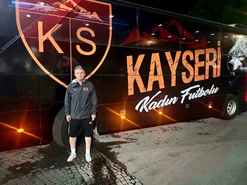 Kayseri Kadın FK, deplasmanlar için satın alınan otobüsle Beşiktaş'a gidecek