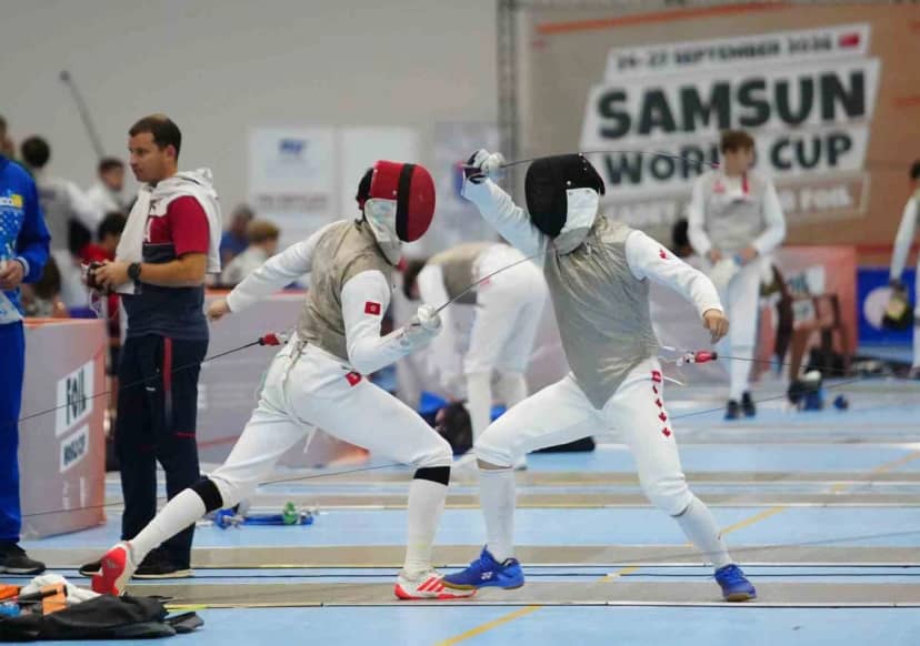 Samsun'da 52 ülkeden 606 sporcu Flöre Dünya Kupası'nda madalya için yarışıyor