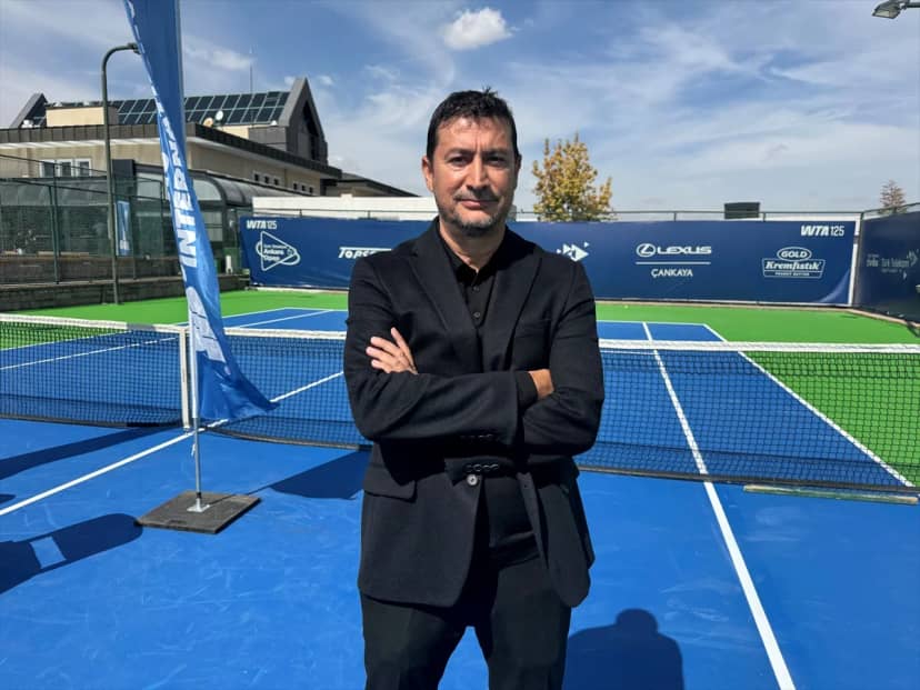Ankara'da ilk kez düzenlenen WTA 125 tenis turnuvası devam ediyor