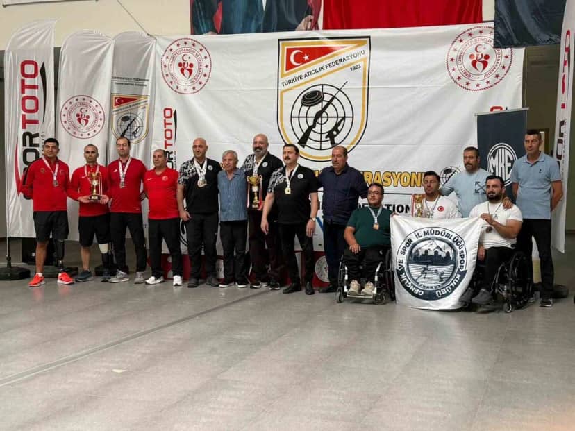 Kayseri GSİM sporcuları Mersin'deki Para Atıcılık Kupası'nda 1 altın, 2 gümüş aldı