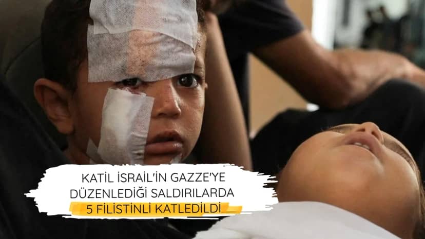 Gazze'de, soykırımcı İsrail saldırılarında 7 Filistinli katledildi