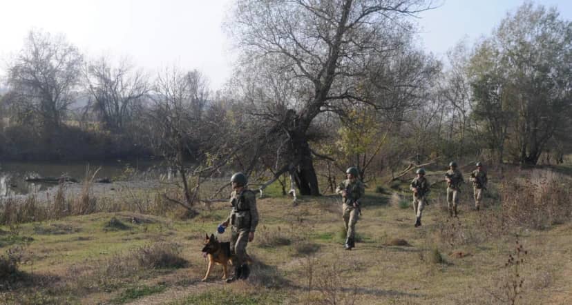Edirne Meriç'te yol kontrolünde 7 kaçak göçmen yakalandı, 2 organizatör tutuklandı