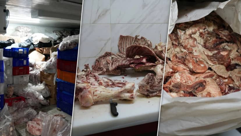 Az kalsın sofralarımıza gelecekti! İstanbul'da 15 ton bozulmuş et ele geçirildi