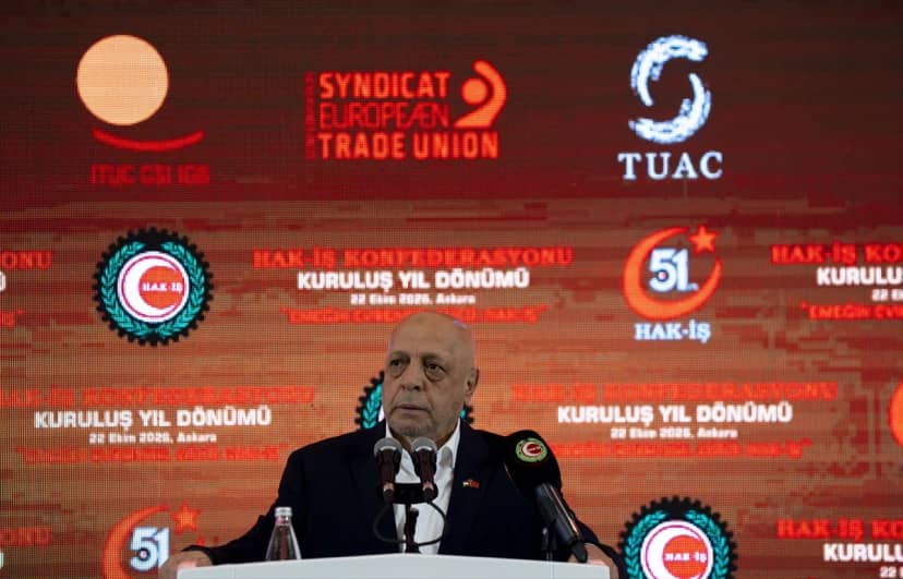 Bakan Yardımcısı Ahmet Aydın, HAK-İŞ'in 51. kuruluş yıl dönümünü kutladı