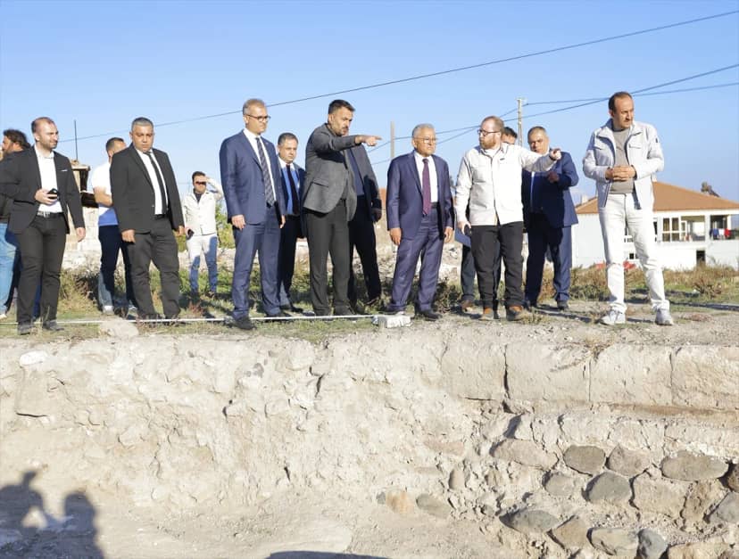 Kayseri İncesu'da Roma ve Bizans mozaik alanında kazı çalışmaları sürüyor