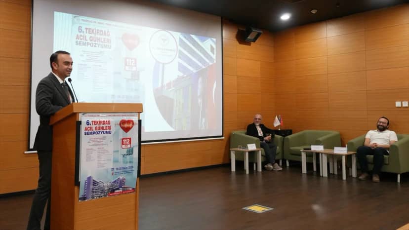 Tekirdağ'da 6. Acil Günleri Sempozyumu, İl Sağlık Müdürü Onar'ın sunumuyla sona erdi