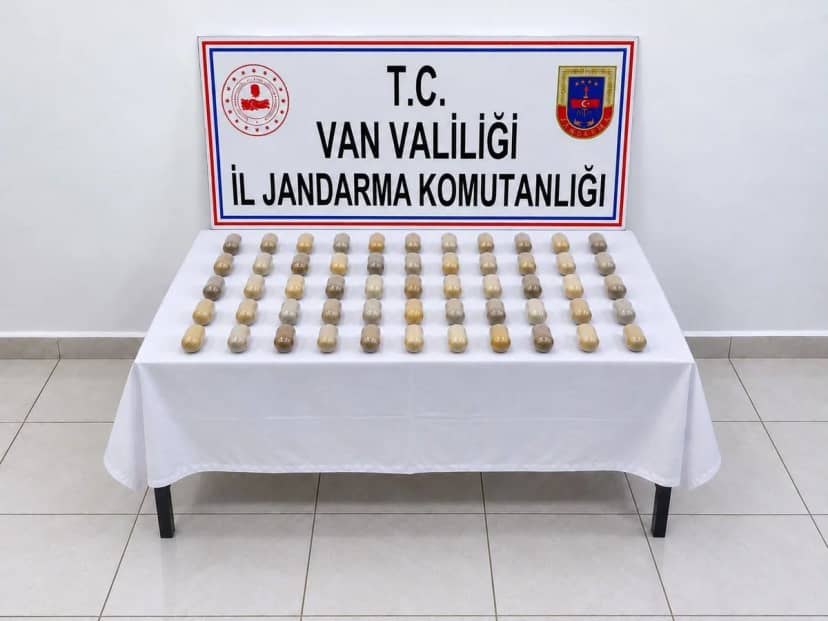 Van'da yabancı uyruklu şahıs 55 kapsülde 502 gram metamfetaminle tutuklandı