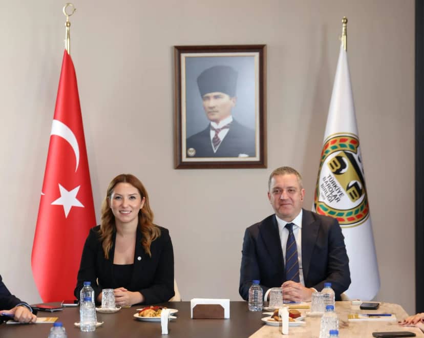 Yeni seçilen Ankara Barosu Başkanı Çağlayan, TBB Başkanı Sağkan'ı ziyaret etti