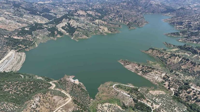 Aydın'da baraj doluluğu geçen yıl yüzde 10'ken bu yıl yüzde 43'e çıktı