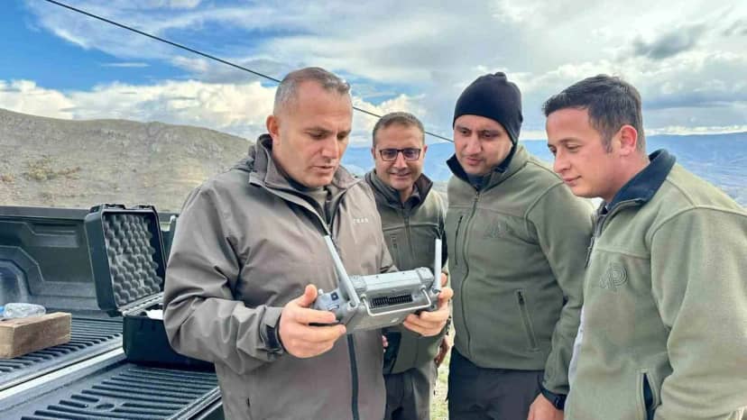 Bayburt'ta DKMP ekipleri yaban hayatı için envanter ve izleme çalışması yaptı