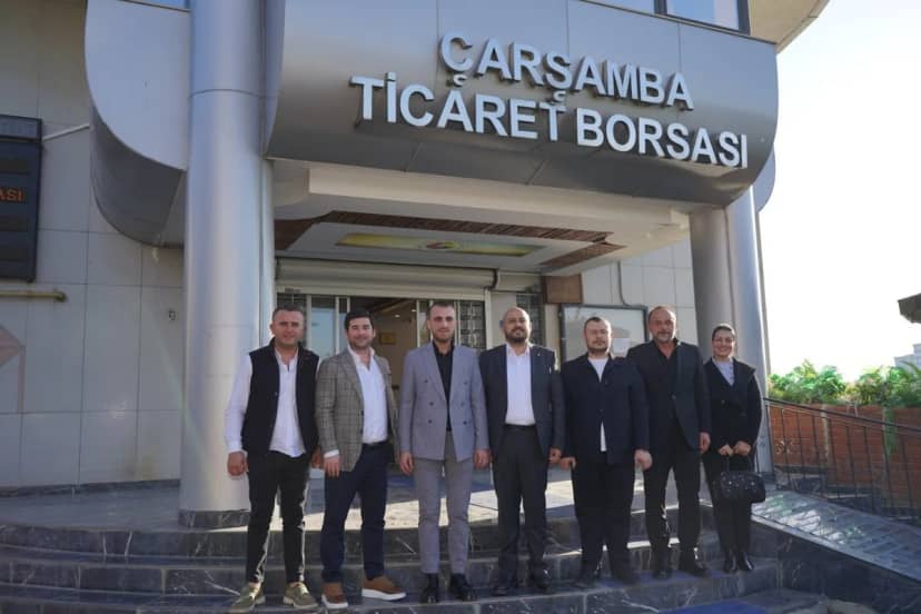 Çarşamba Ticaret Borsası Başkanı Yılmaz, ziyaretlerden memnuniyet duyduğunu söyledi