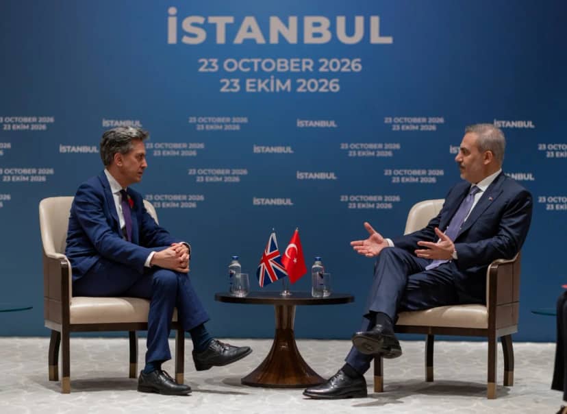 Dışişleri Bakanı Fidan, İngiltere Dışişleri Bakanı Miliband görüştü.