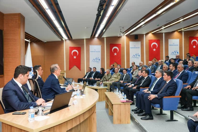 Hakkari İl Koordinasyon Kurulu, 260 projenin yatırım durumunu değerlendirdi
