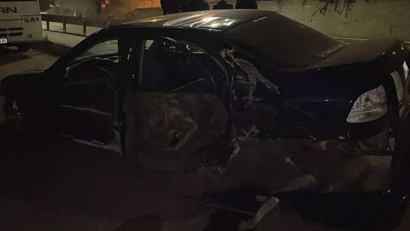 Kayseri Melikgazi'de yeni alınan otomobil kaza yaptı, 3 kişi yaralandı