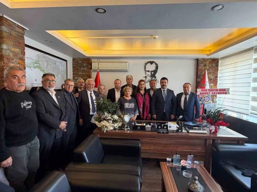 Eskişehir'deki dernek başkanları, Odunpazarı Emniyet Müdürü Sivri'yi ziyaret etti