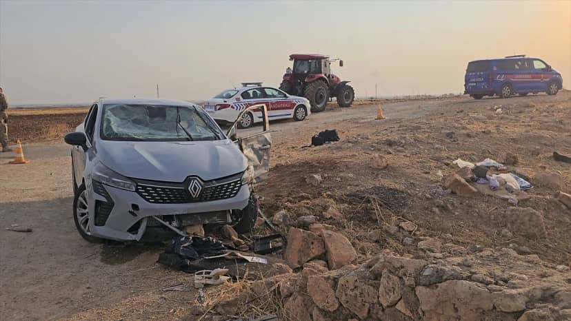 Mardin Nusaybin'de kanala devrilen araçta 4 kişi öldü, 2 kişi ağır yaralı