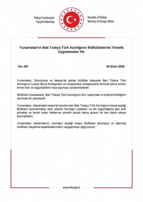 Türkiye'den Yunanistan'a Lozan tepkisi! "Dayatmadan vazgeçin"