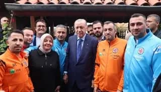 Cumhurbaşkanı Erdoğan, İstanbul Kastamonuspor yönetimini kabul etti