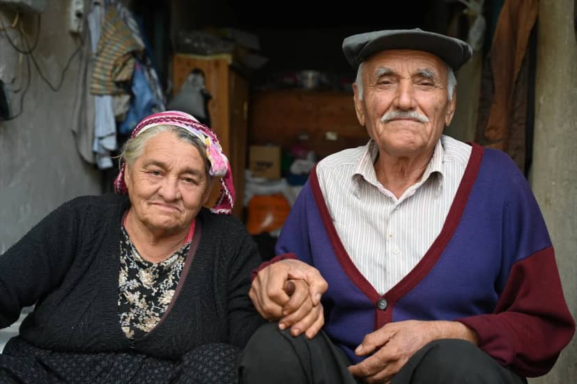 Köstü çifti, Osmaniye Sumbas'ta 57 yıldır zorluklara birlikte göğüs geriyor