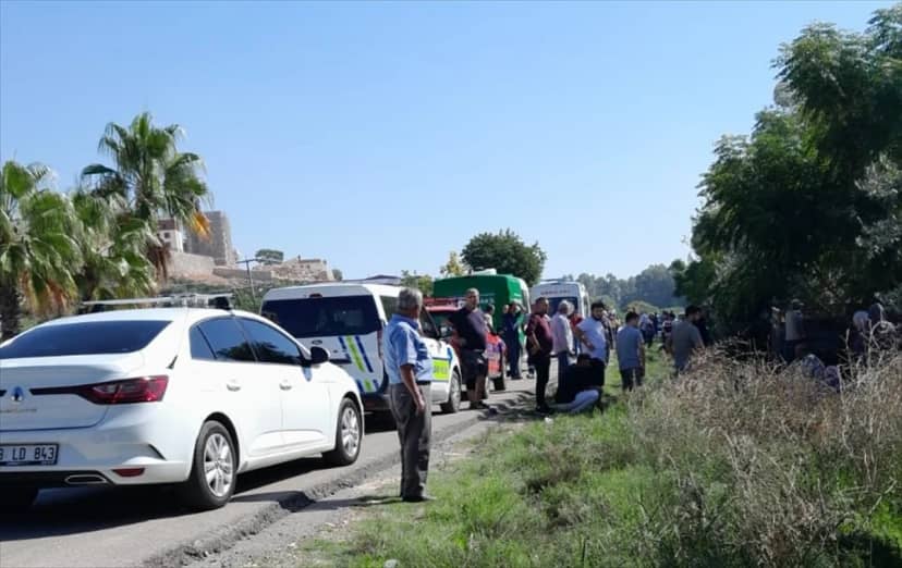 Mersin Silifke'de kontrolden çıkan otomobil zeytin bahçesinde bir kişiyi öldürdü