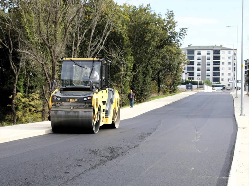 Tekirdağ'da belediyeler yol ve sınav desteğini sürdürüyor, Melisa Sokak asfaltlandı