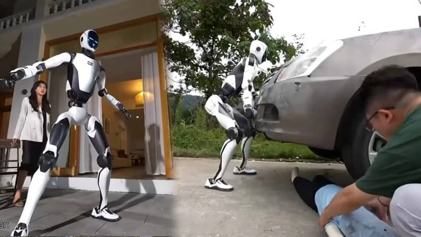 Unitree’den kung fu yapan koruma robotu! Otomobil kaldırıp, yaralı kurtarıyor