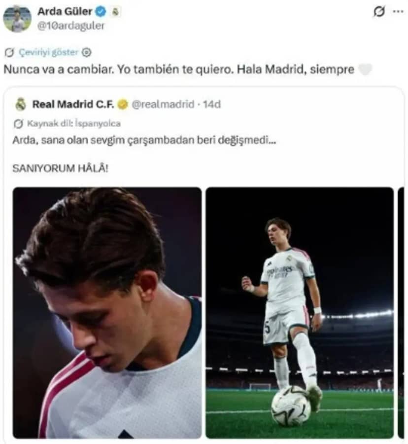 El Clasico biter bitmez paylaşım! Arda Güler anında yanıt verdi 2