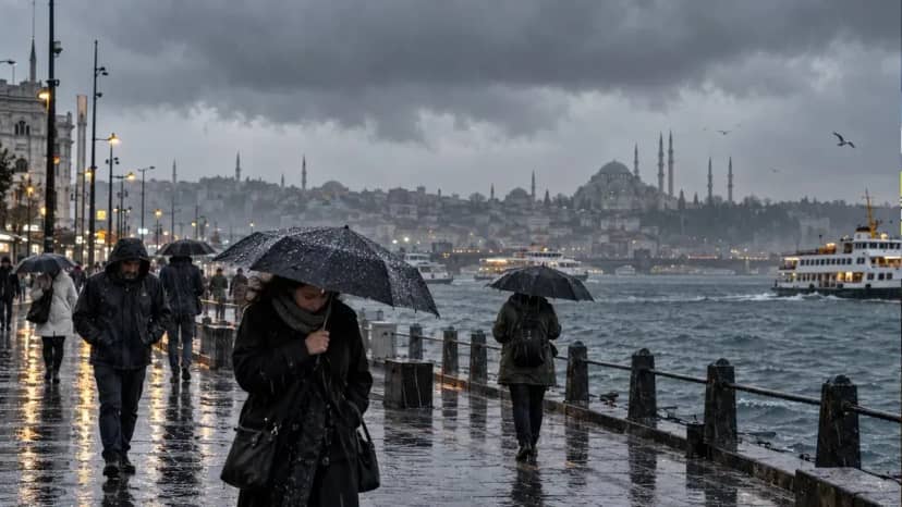 İstanbullular dikkat, AKOM saat vererek uyardı: Fırtına ve sağanak bir anda vuracak