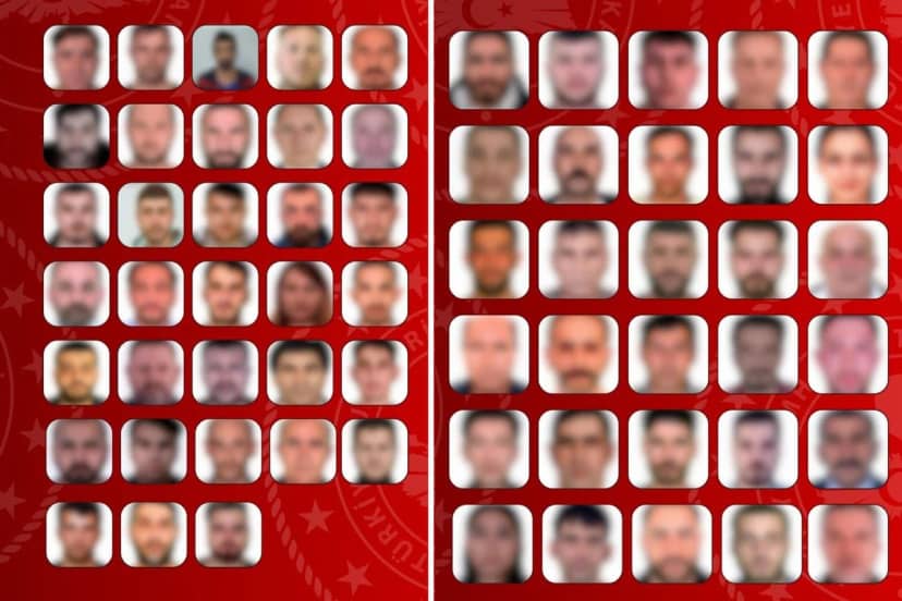 Kırmızı bültenle aranan 33 kişi dahil 63 firari 8 ülkeden Türkiye’ye getirildi