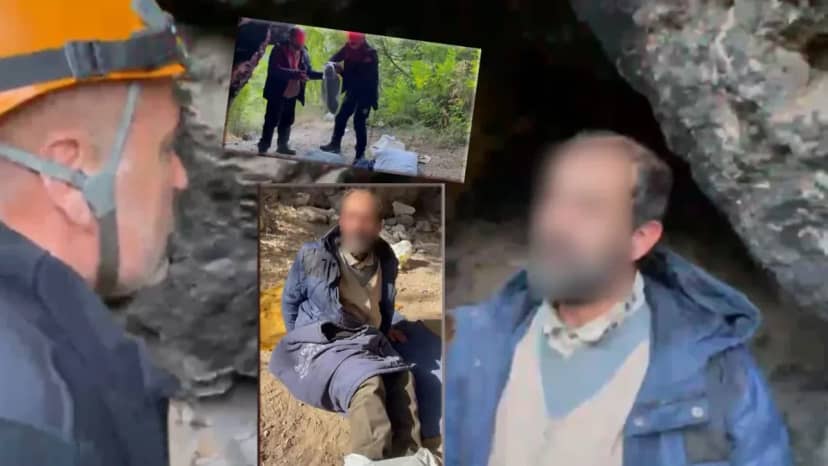Mağaraya sığındı şehre dönmeyi reddetti! Uludağ’da şaşırtan olay