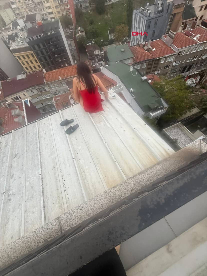Şişli'de çatıdan düşen kadının son fotoğrafı ortaya çıktı, iki kişi gözaltına alındı