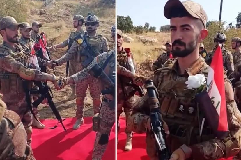 Terör örgütü PKK Sincar'dan çekiliyor! Bölgeye yıllar sonra Irak bayrağı asıldı