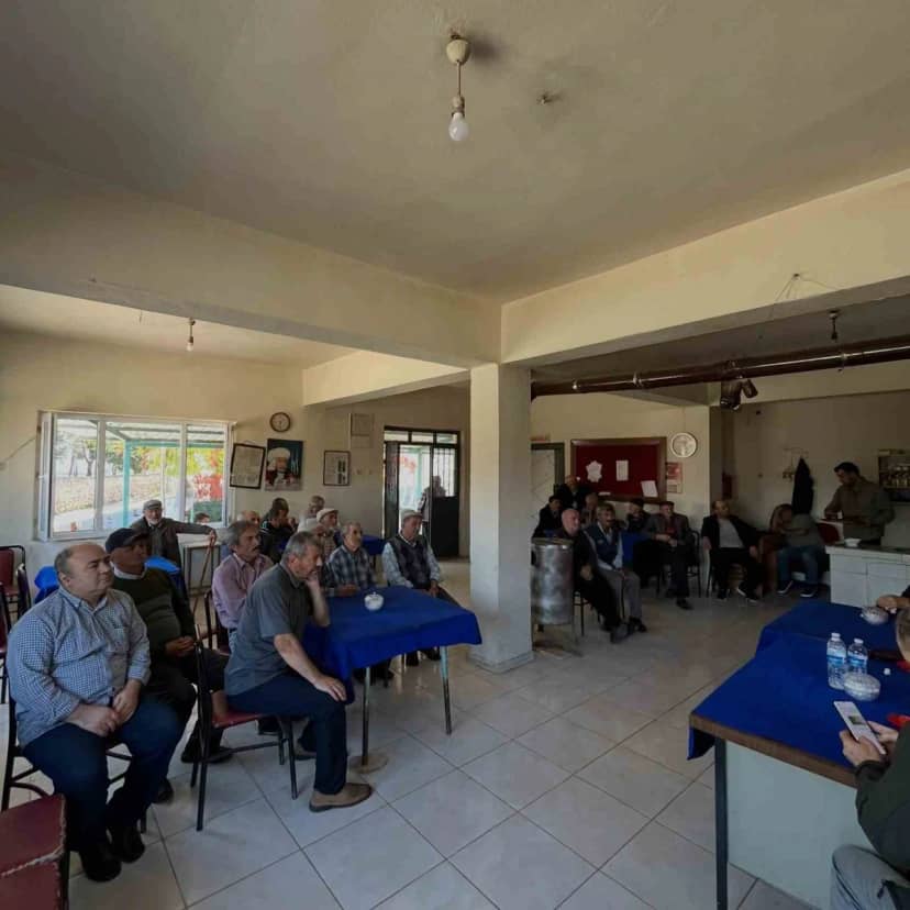 Bilecik'in Alpagut köyünde Tarım Müdürü Ayvalık çiftçileri dinledi