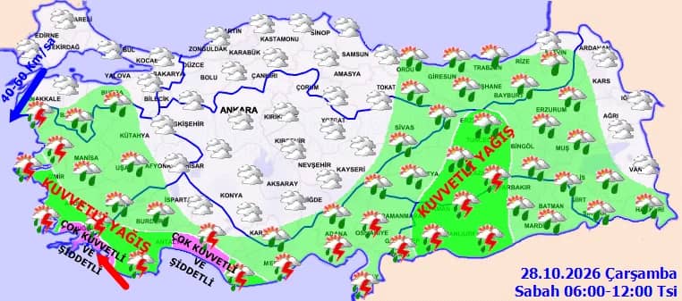 AKOM tarih verdi! Sağanak İstanbul’u ne zaman terk edecek? Meteoroloji'den 30 ile uyarı