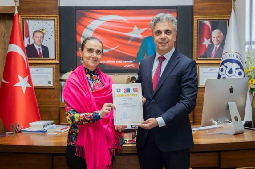 Doç. Dr. Alchadziu, EBYÜ'ye Erasmus+ kapsamında bir haftalık ziyaret yaptı