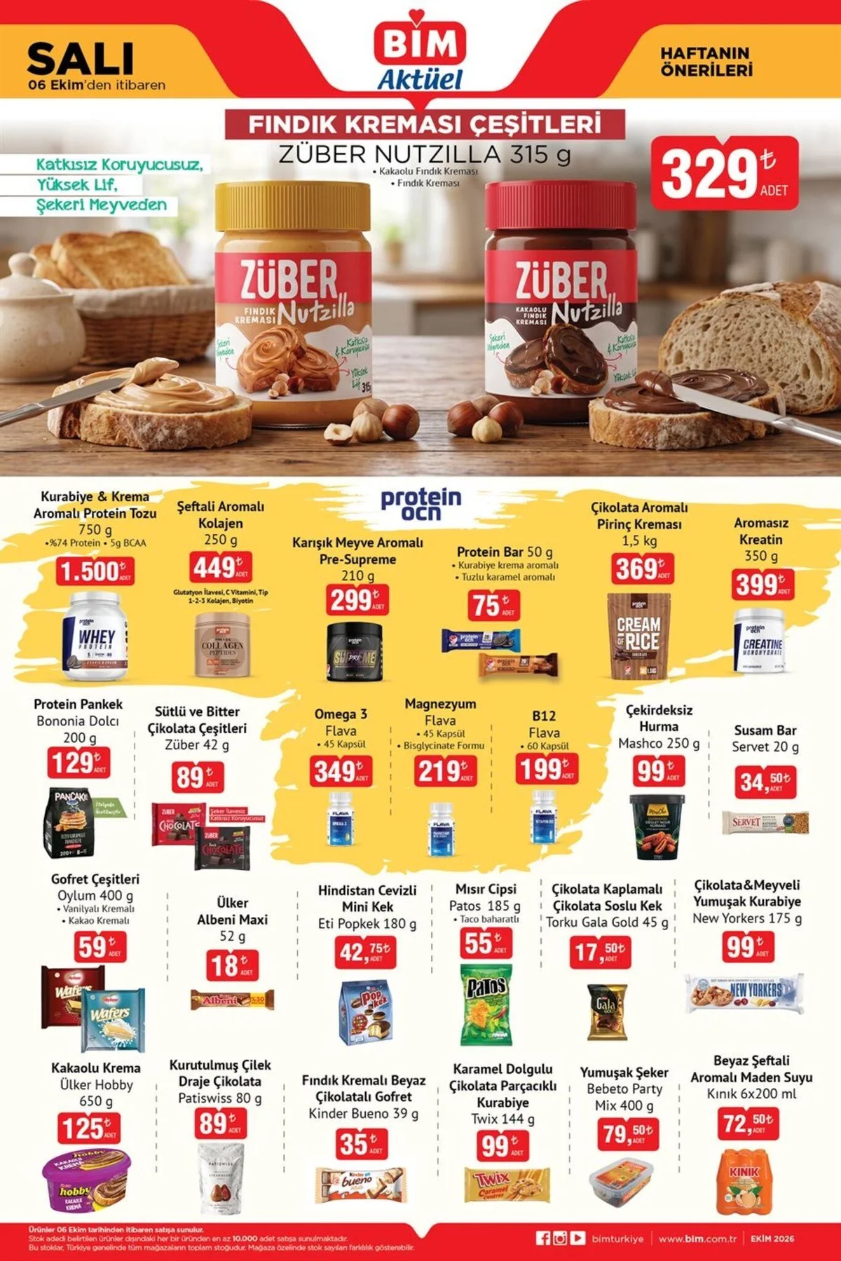 BİM aktüel ürünler 6 Ekim 2026 Salı: Fındık kreması çeşitleri indirimde! BİM aktüel ürünler kataloğunda bu hafta neler var? — 2. fotoğraf